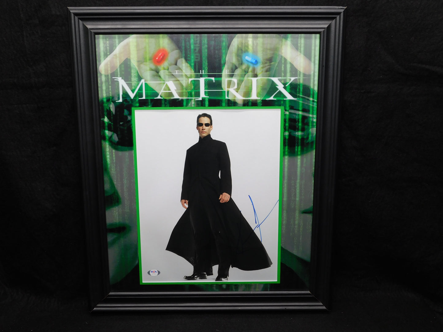 Keanu Reeves Signed Autographed Framed 11x14 Photo The Matrix Neo PSA DNA COA