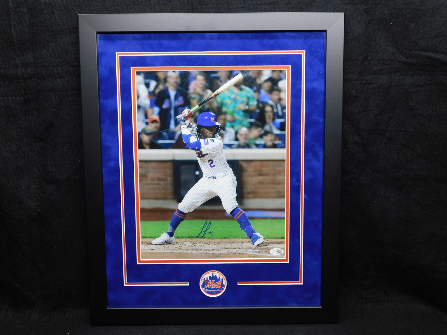 Luisangel Acuna Signed Autographed Framed 11x14 Photo New York Mets JSA COA A