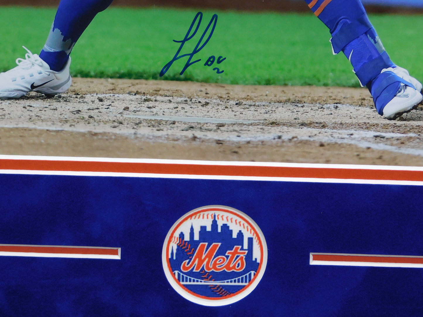 Luisangel Acuna Signed Autographed Framed 11x14 Photo New York Mets JSA COA A