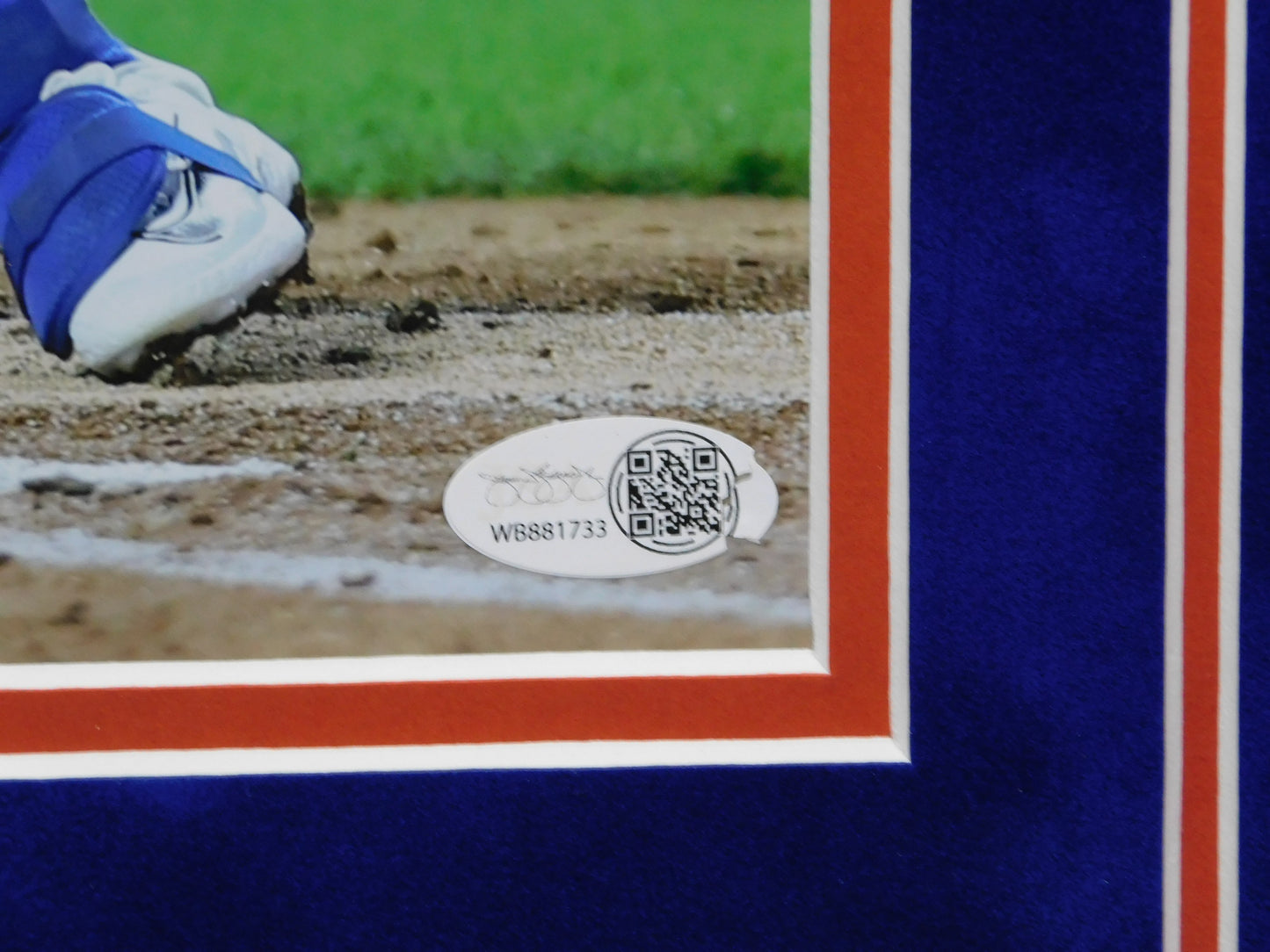 Luisangel Acuna Signed Autographed Framed 11x14 Photo New York Mets JSA COA A