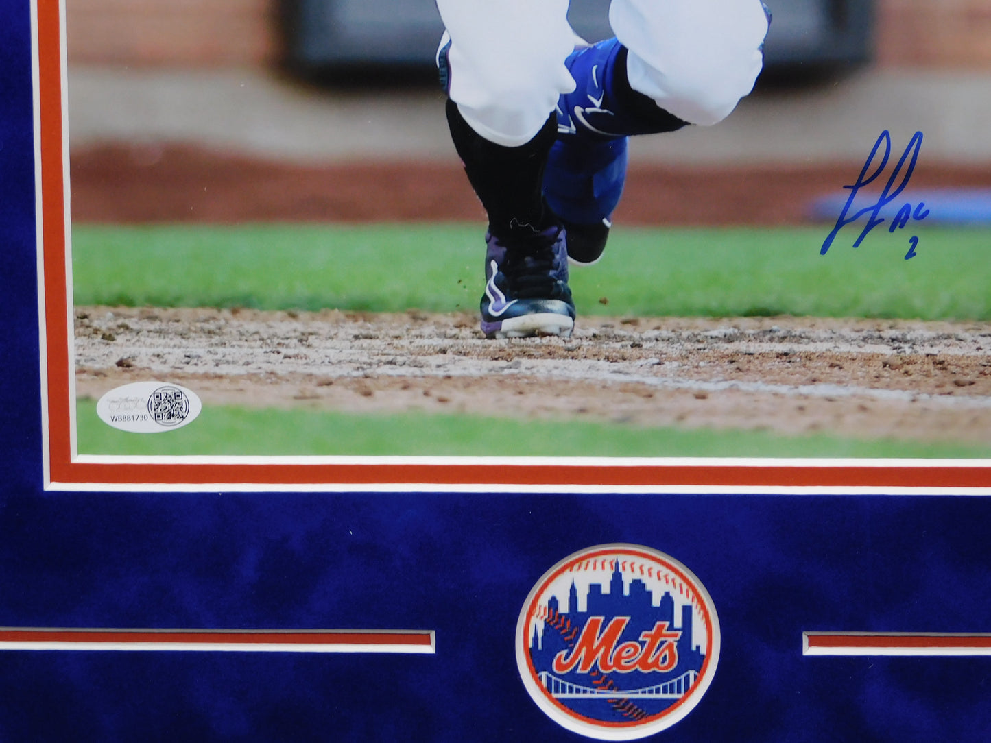 Luisangel Acuna Signed Autographed Framed 11x14 Photo New York Mets JSA COA C