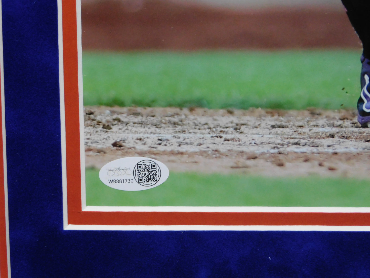 Luisangel Acuna Signed Autographed Framed 11x14 Photo New York Mets JSA COA C