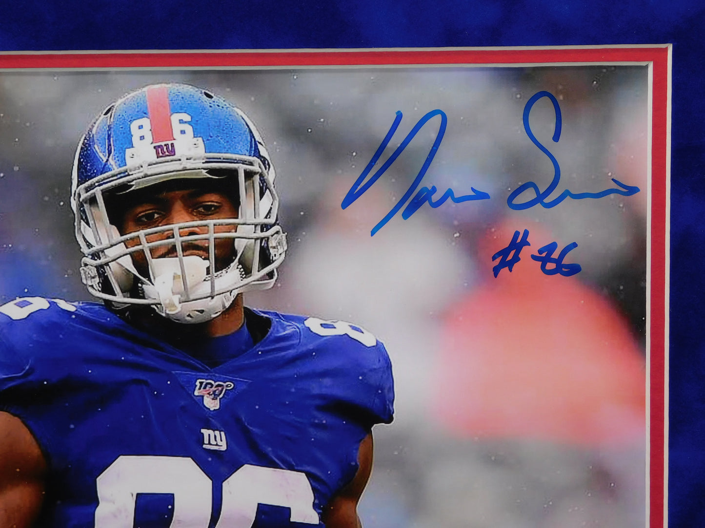 Darius Slayton Signed Autographed Framed 11x14 Photo New York Giants JSA COA