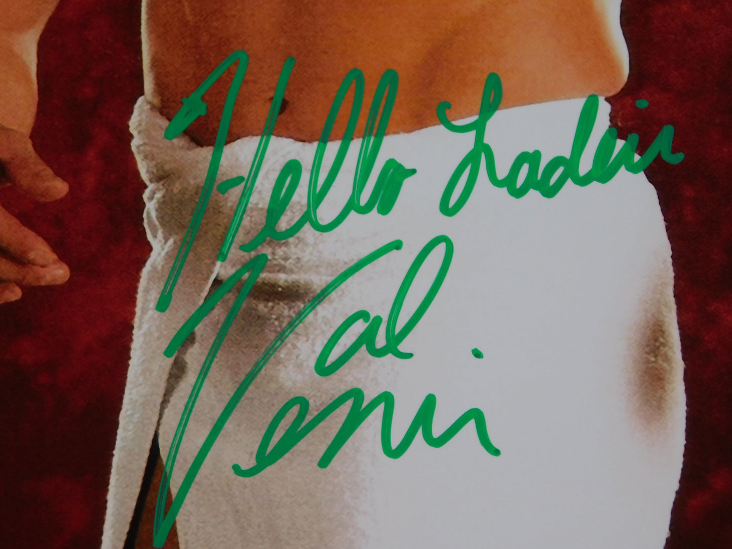 Val Venis / Autographed Inscribed 8x10 Photo JSA COA WWE