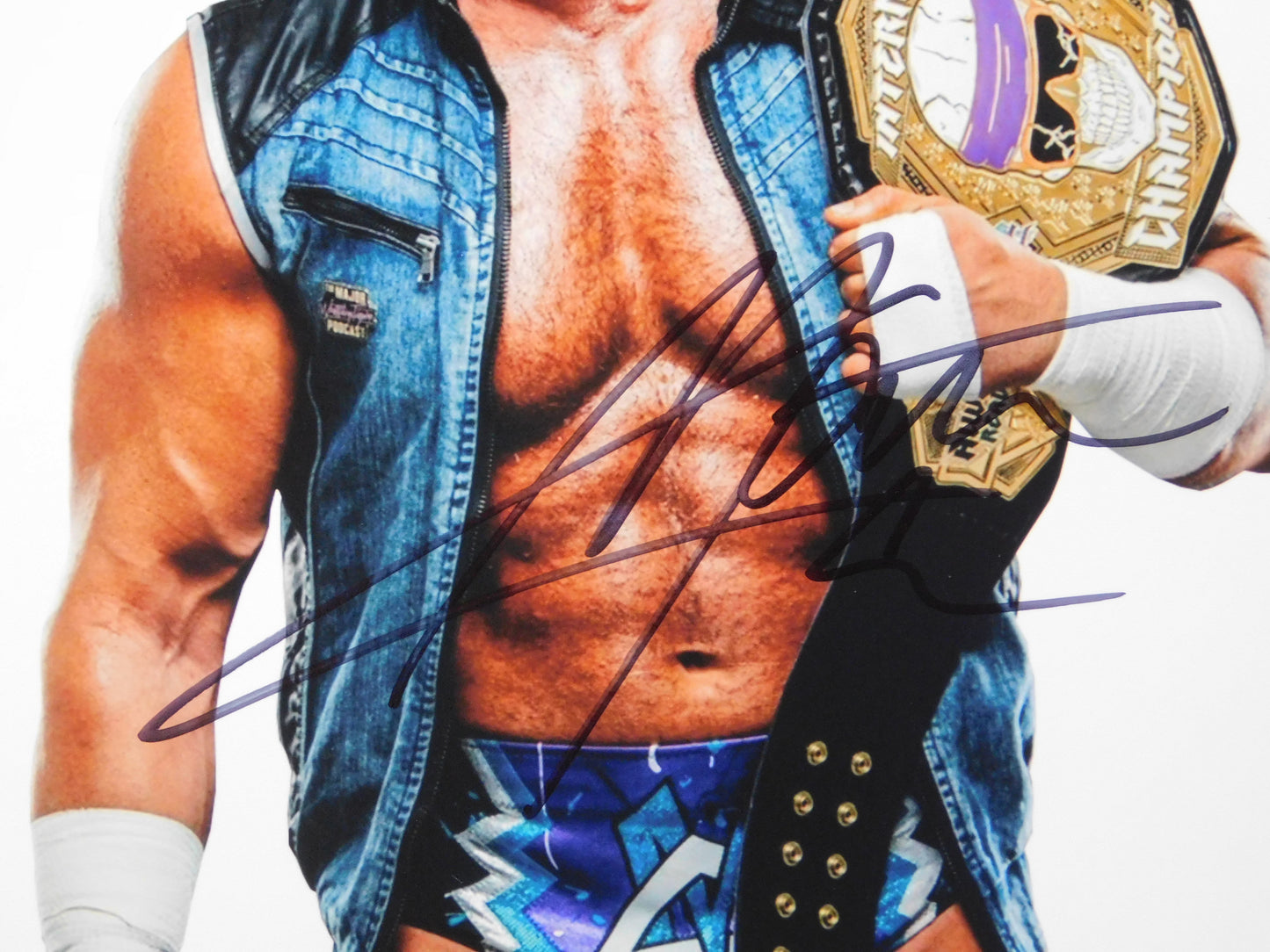 Matt Cardona (Zack Ryder) / Autographed 8x10 Photo JSA COA WWE