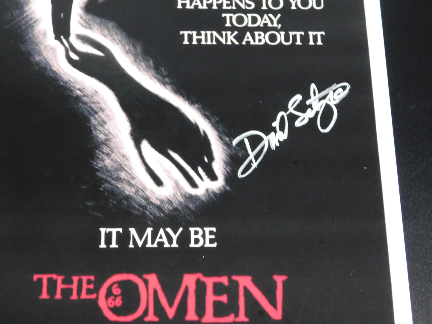 David Seltzer Signed / Autographed The Omen 11x17 Movie Poster JSA COA Author