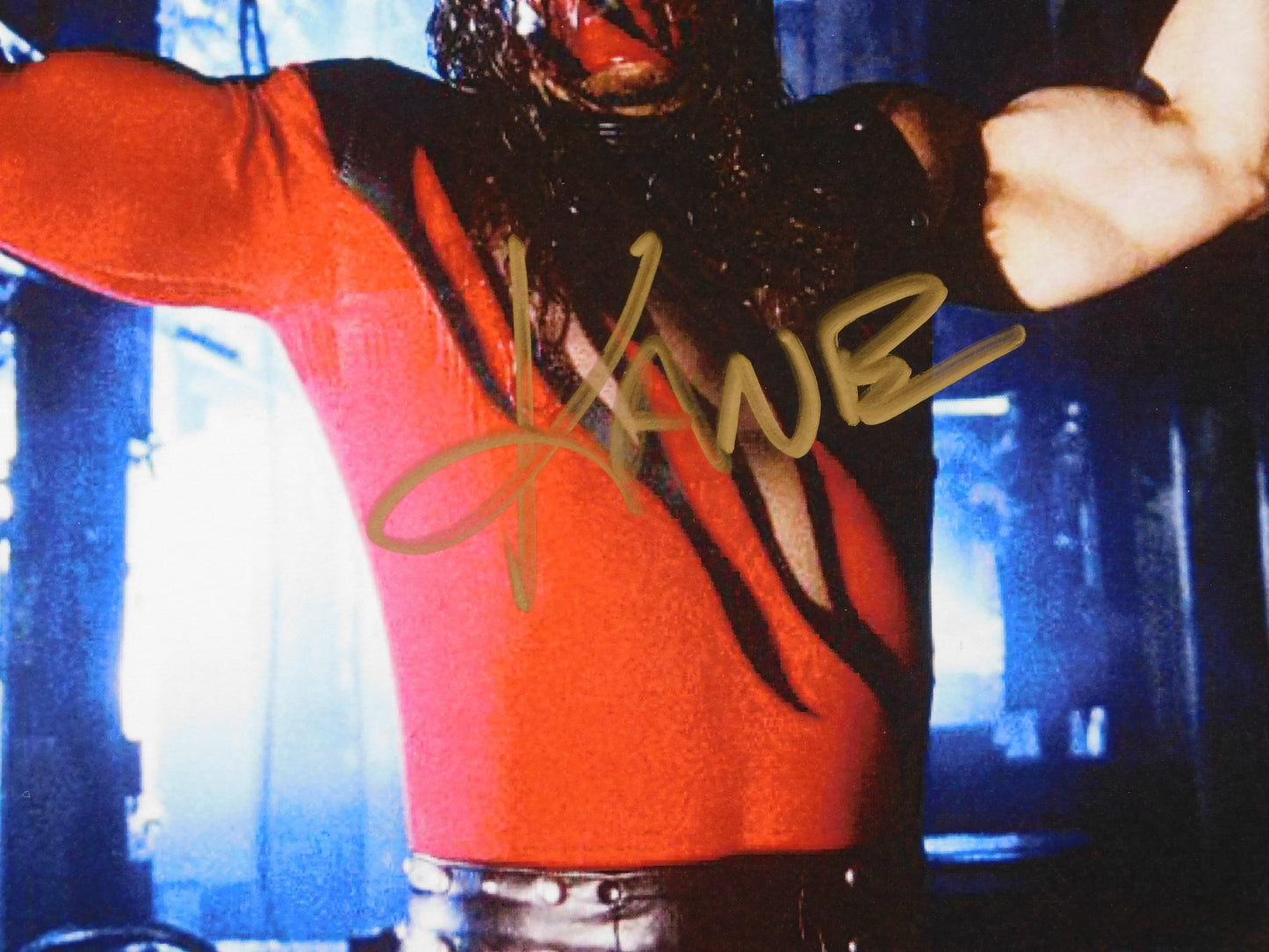 Kane / Autographed 8x10 Photo JSA COA WWE
