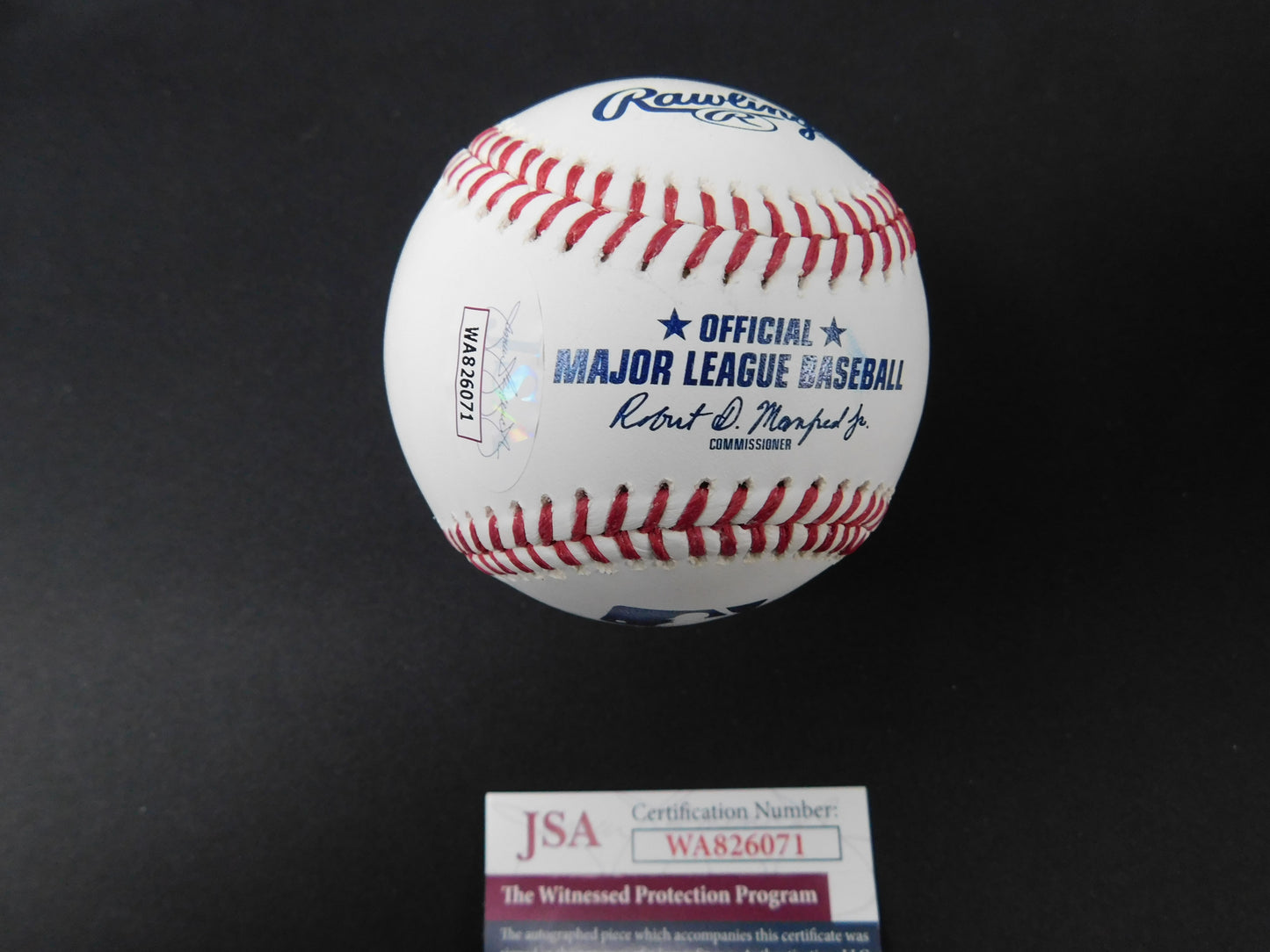 Steven Kwan Signed Official Major League Baseball Inscribed Cleveland Rocks JSA COA