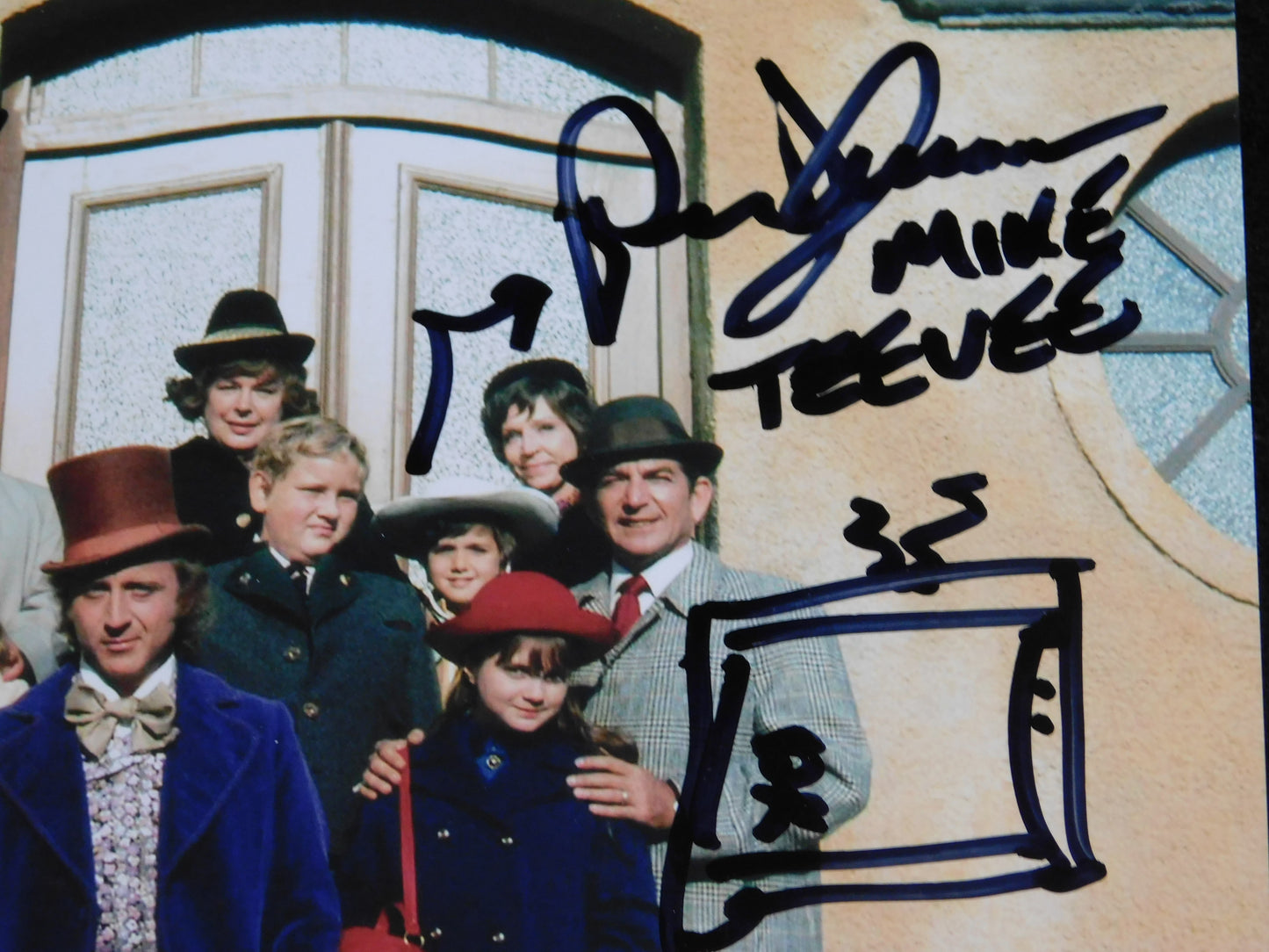 Peter Ostrum, Julie Dawn Cole, Paris Themmen Signed / Autographed 8x10 JSA COA