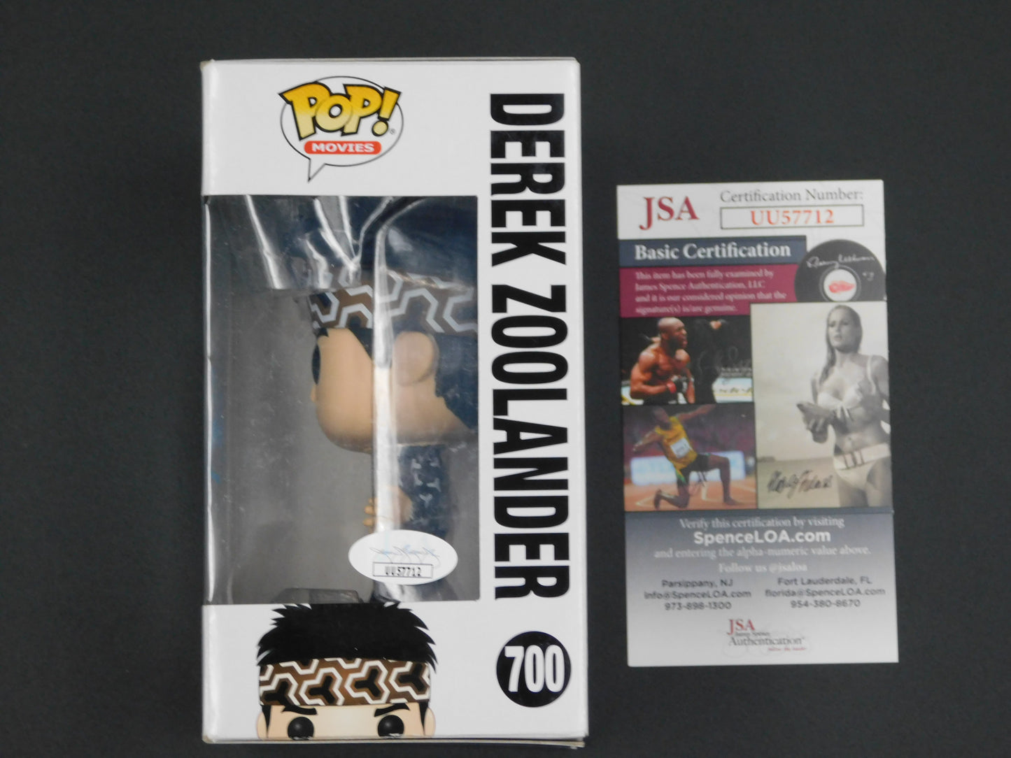 Ben Stiller Signed Autographed Vinyl Funko Pop! 700 Derek Zoolander JSA COA