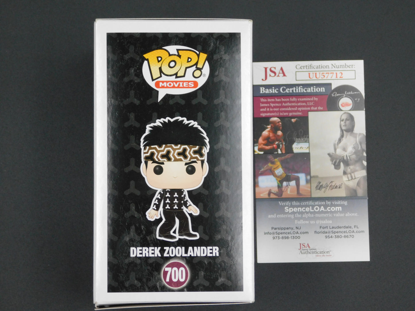 Ben Stiller Signed Autographed Vinyl Funko Pop! 700 Derek Zoolander JSA COA