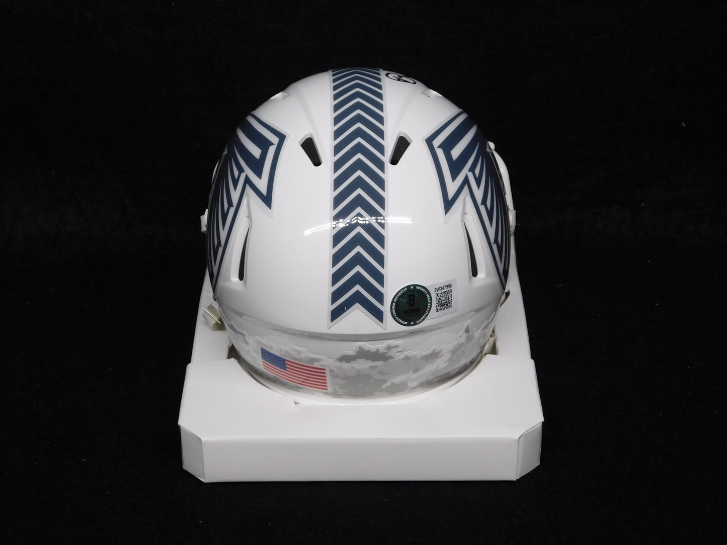 Brian Jordan Signed Autographed Atlanta Falcons STS Speed Mini Helmet BAS COA