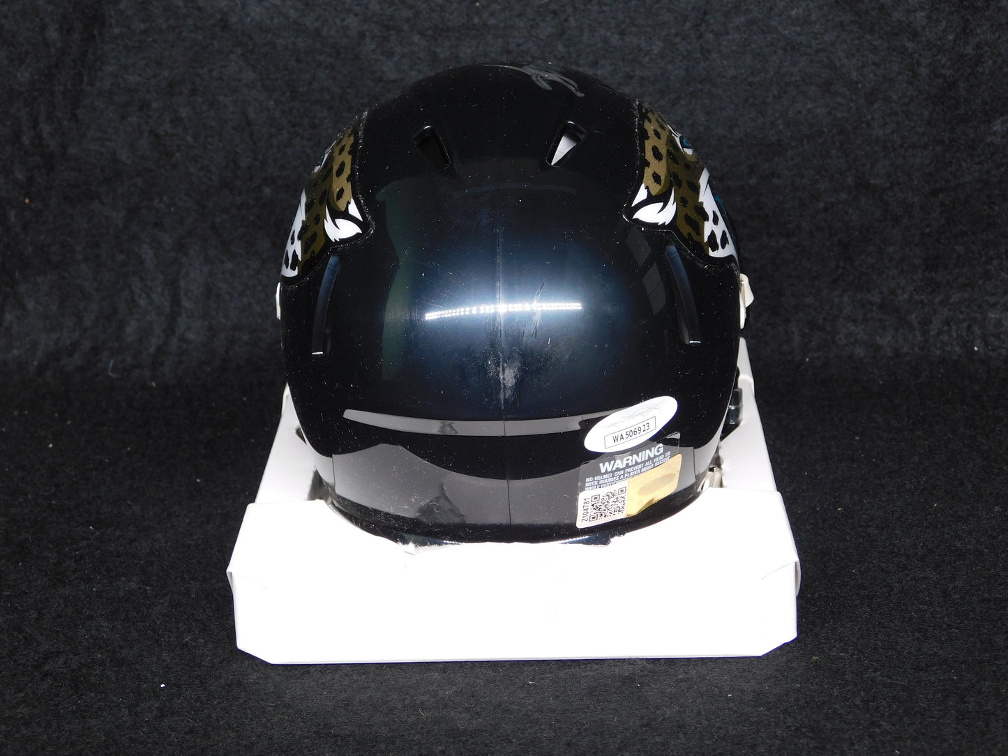 Jimmy Smith Signed Autographed Jacksonville Jaguars Speed Mini Helmet JSA COA