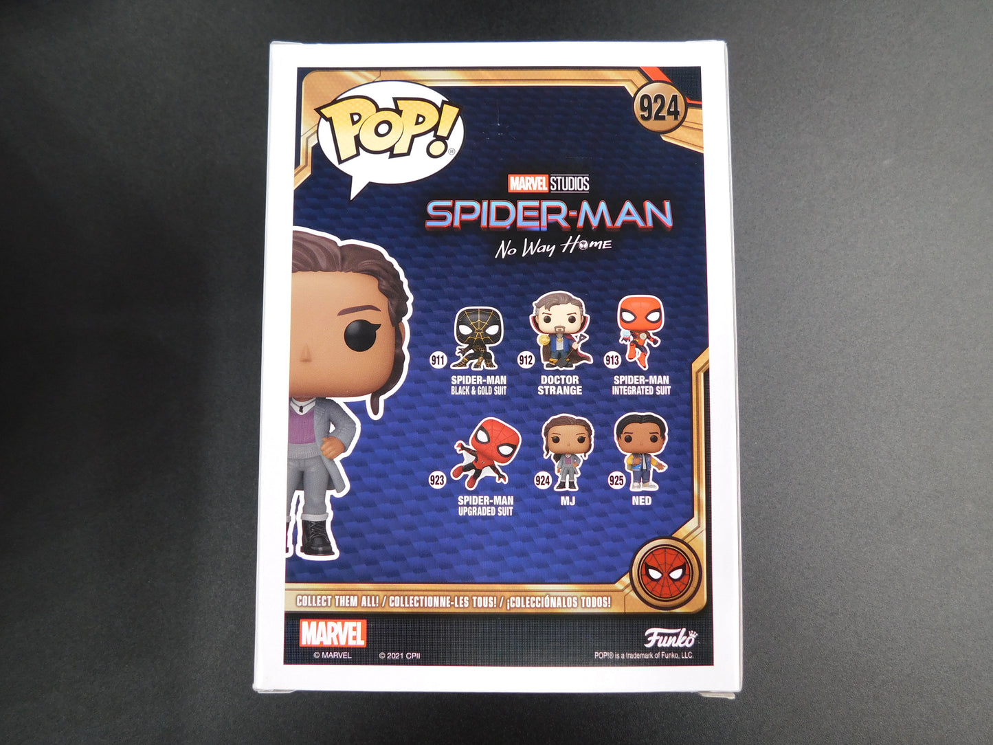 Zendaya Signed Autographed Funko Pop! 924 MJ Spider Man Mary Jane JSA LOA COA