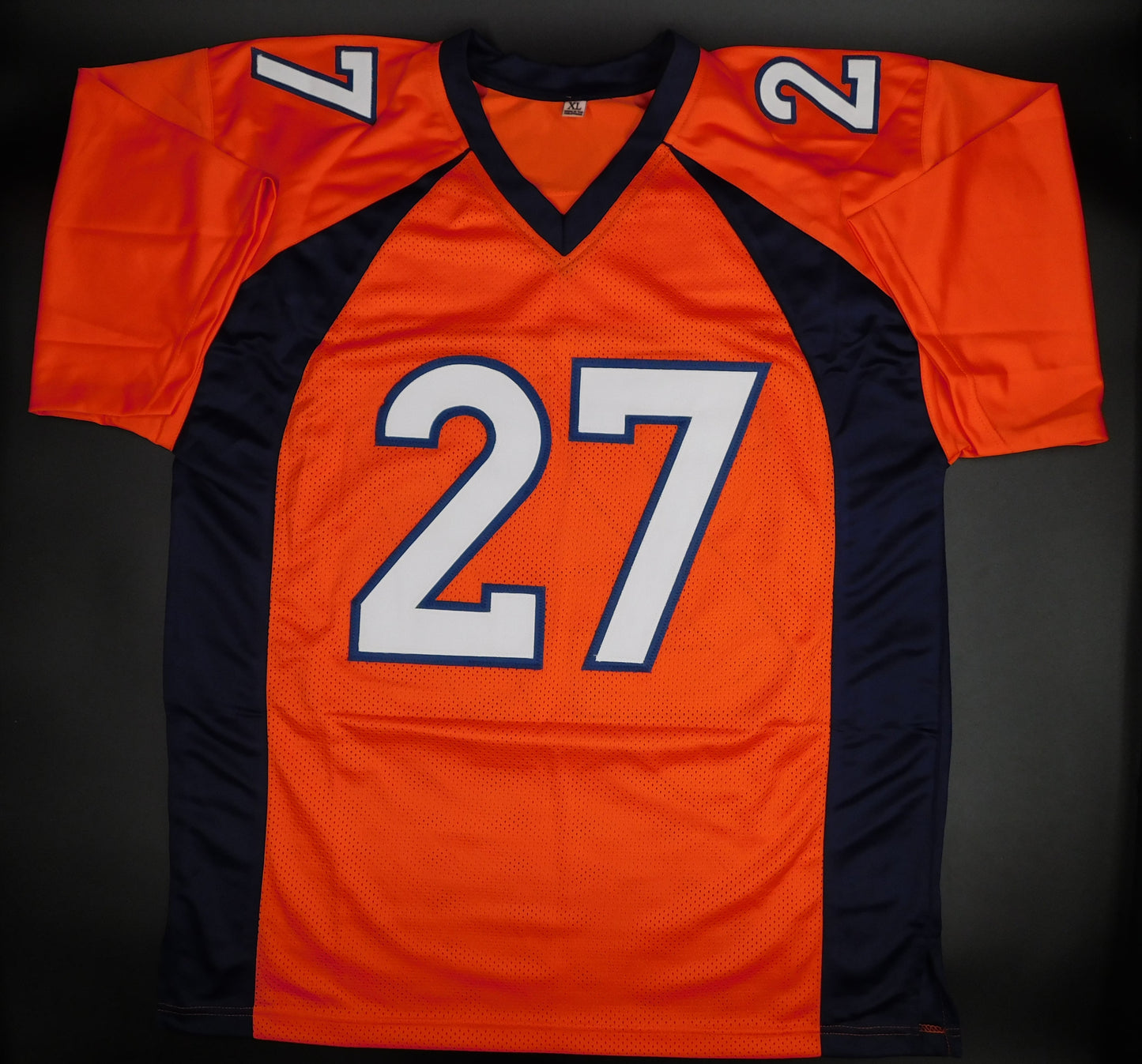 Damarri Mathis Signed Autographed Denver Broncos Orange Jersey Pitt Panthers JSA COA
