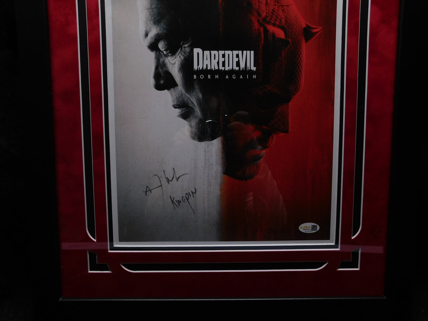 Charlie Cox/Vincent D'Onofrio Signed Framed Autographed Photo Daredevil JSA COA