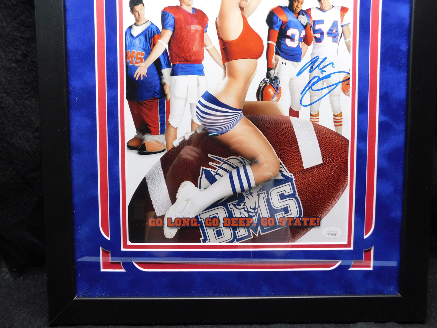 Alan Ritchson Framed Signed 11x17 Blue Mountain State JSA COA