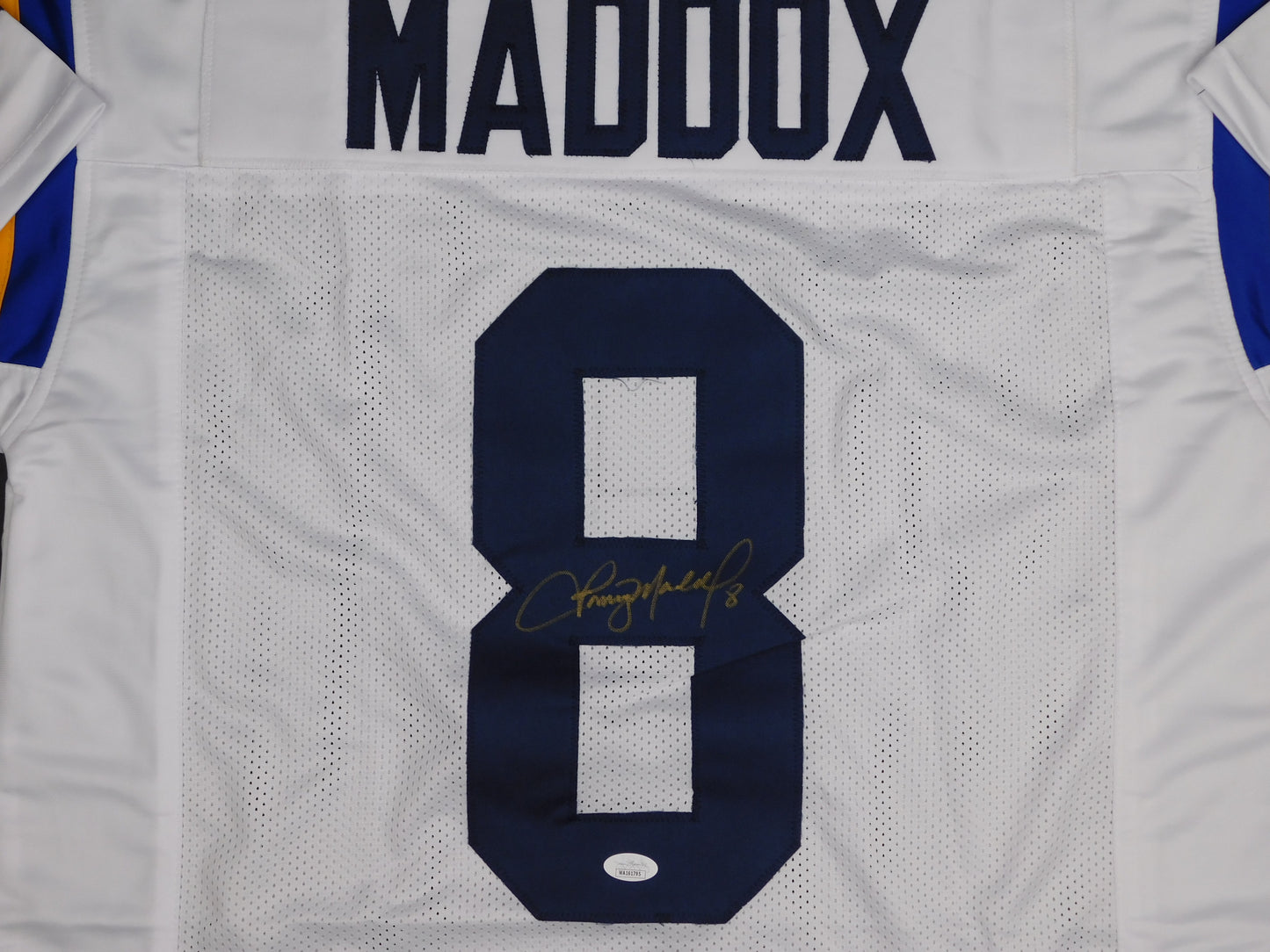 Tommy Maddox Signed Autographed UCLA Bruins White Jersey Pittsburgh Steelers JSA COA