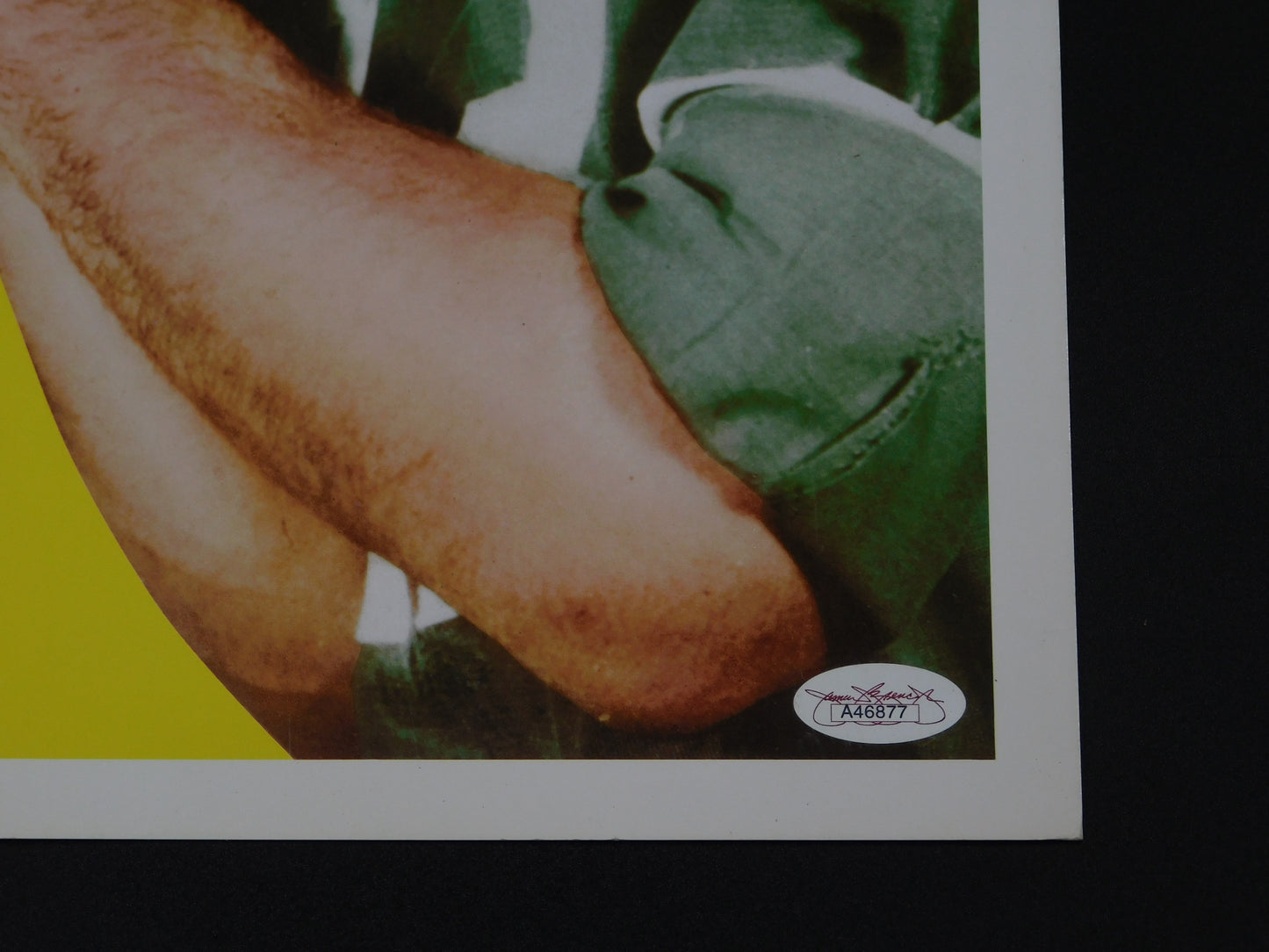 Joe Namath Signed Autographed 12x19 1965 Topps Photo Litho NY Jets /1000 JSA COA