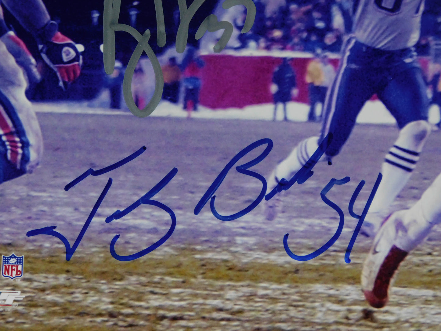 Harrison&Bruschi Signed/Autographed 8x10 Photo New England Patriots JSA COA