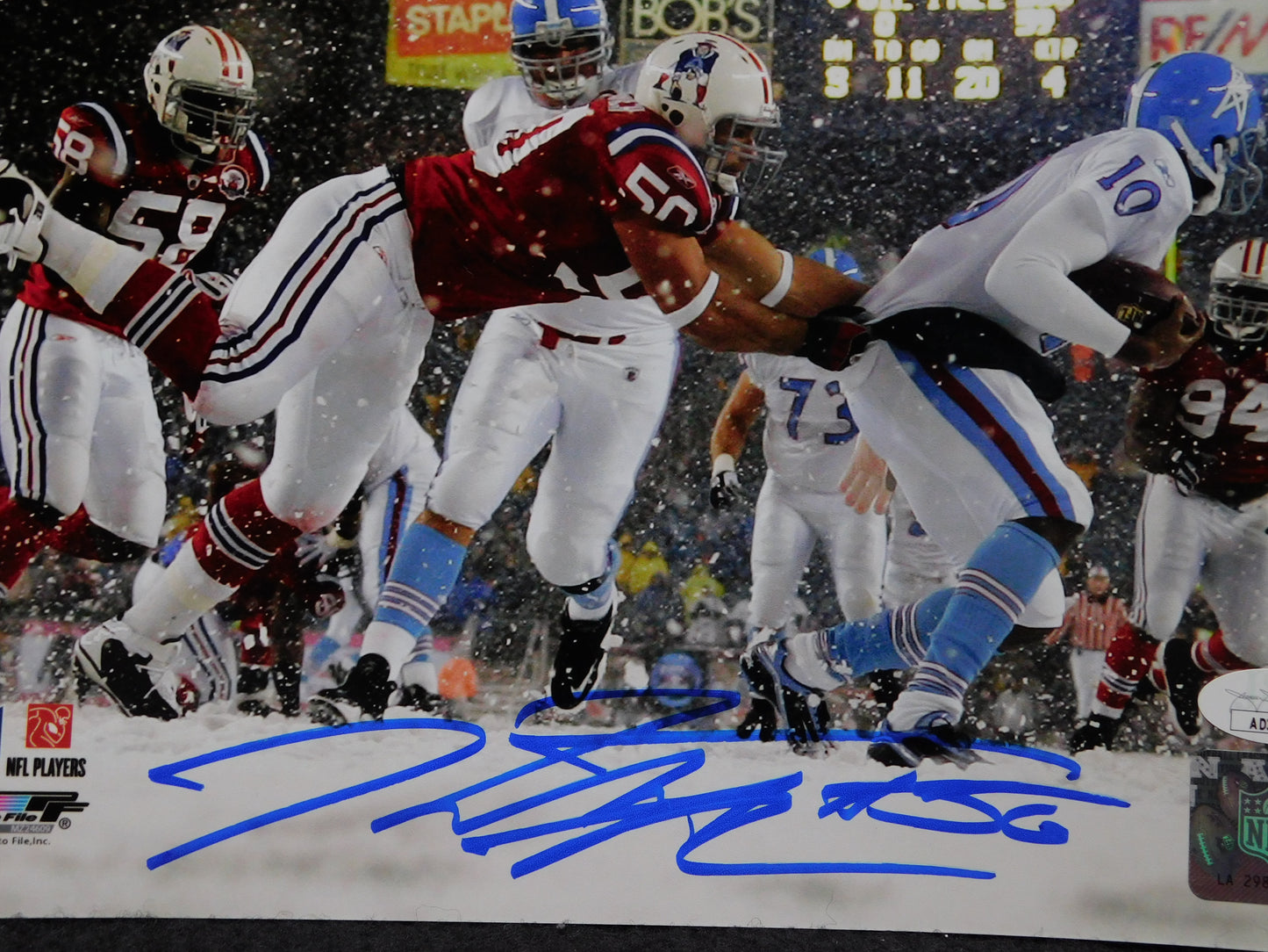 Ron Ninkovich Signed/Autographed 8x10 Photo New England Patriots JSA COA