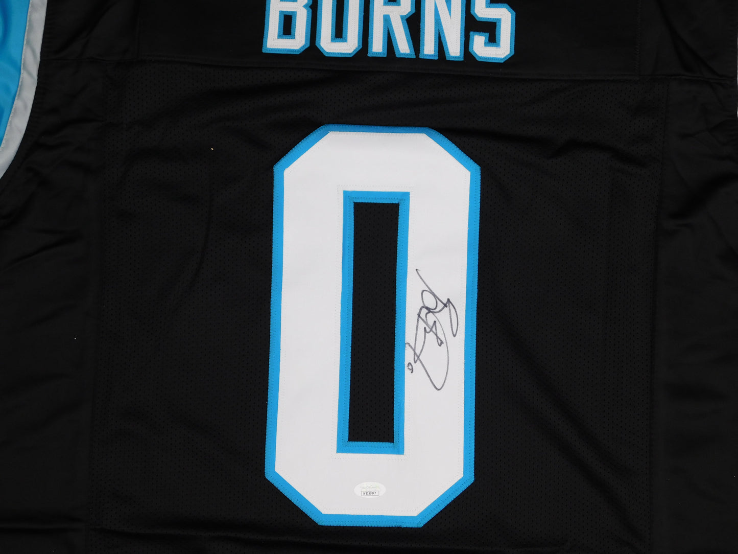 Brian Burns Signed Autographed Carolina Panthers Black Football Jersey JSA COA
