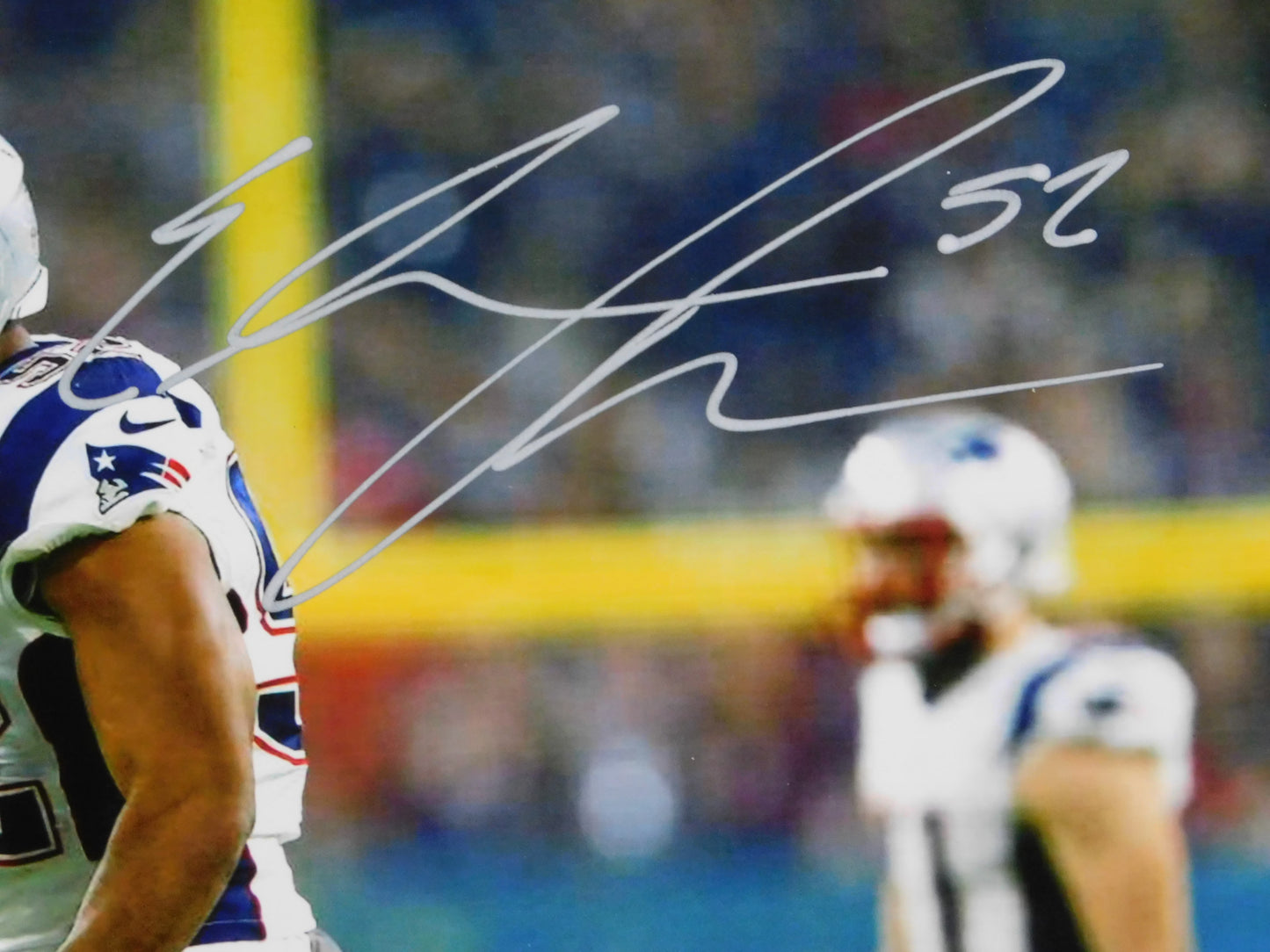 Elandon Roberts Signed/Autographed 8x10 Photo New England Patriots JSA COA