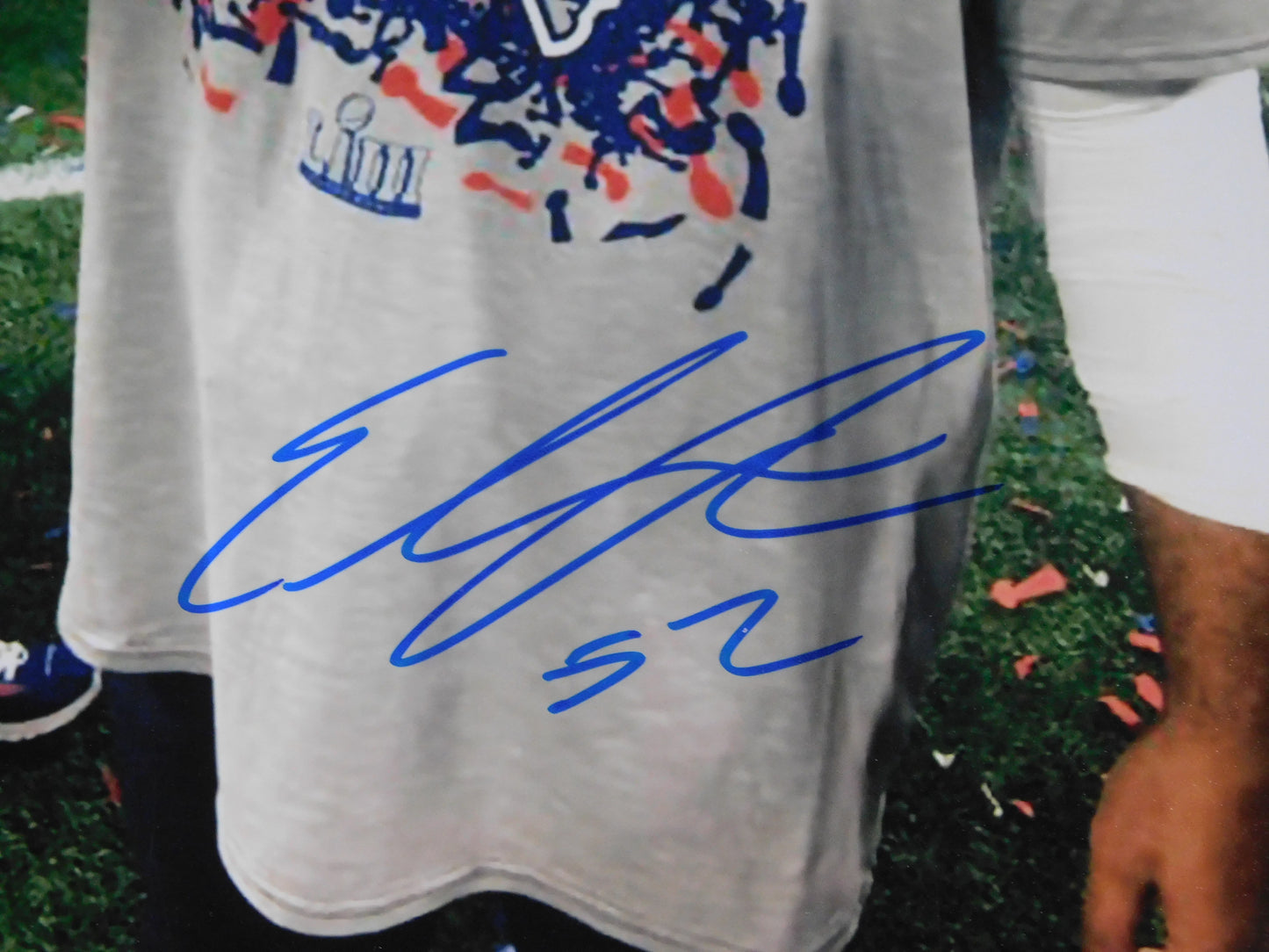 Elandon Roberts Signed/Autographed 8x10 Photo New England Patriots JSA COA