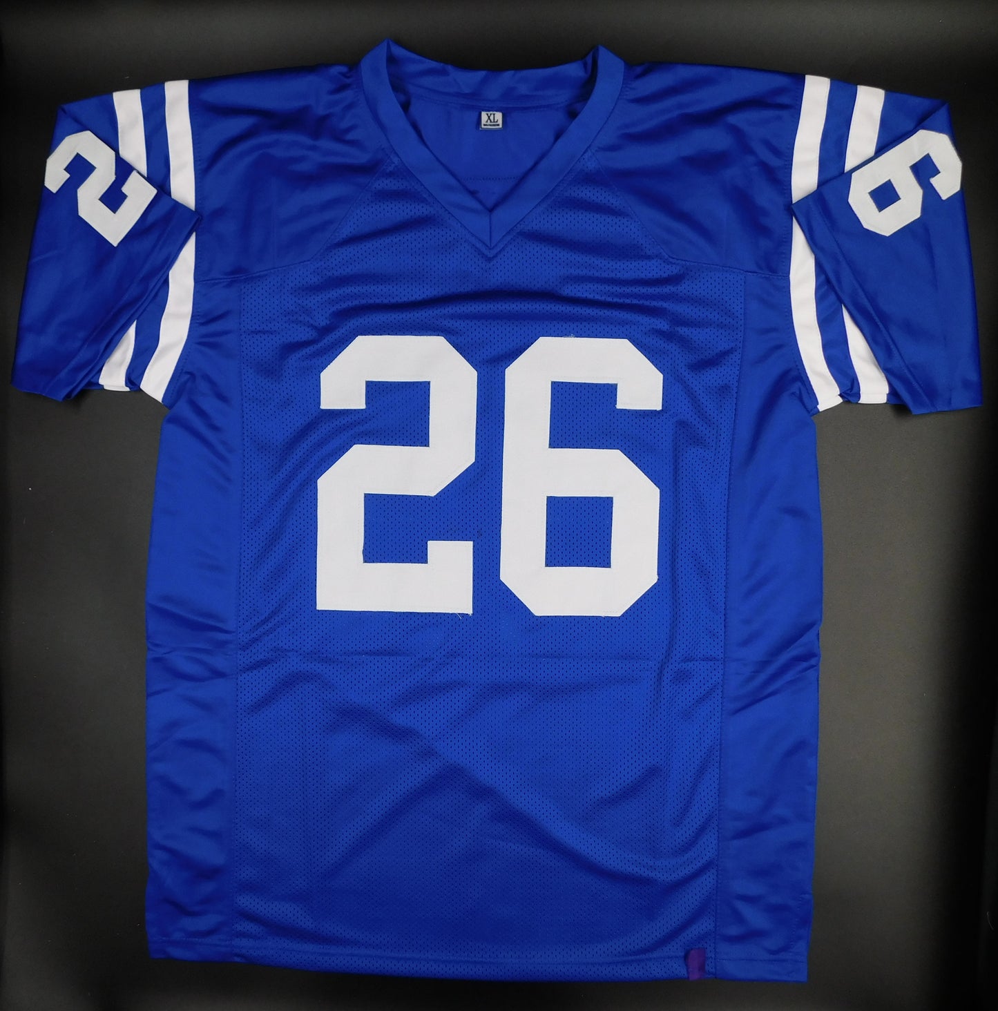 Lydell Mitchell Signed Autographed Baltimore Indianapolis Colts Blue Football Jersey JSA COA