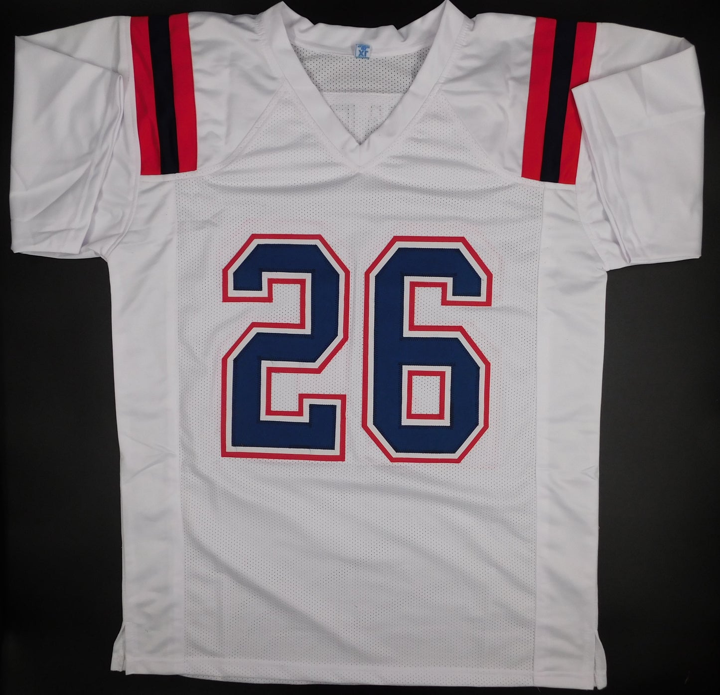 Shaun Wade Signed Autographed New England Patriots White Football Jersey JSA COA
