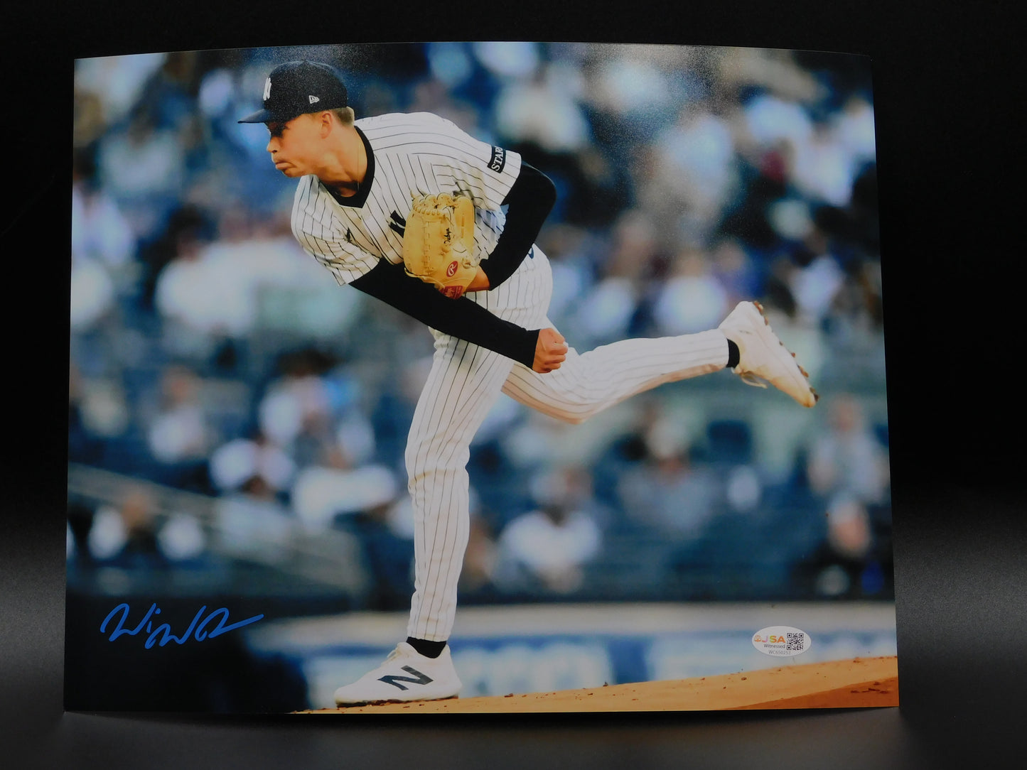 Will Warren Signed Autographed 11x14 Color Photograph New York Yankees JSA COA A