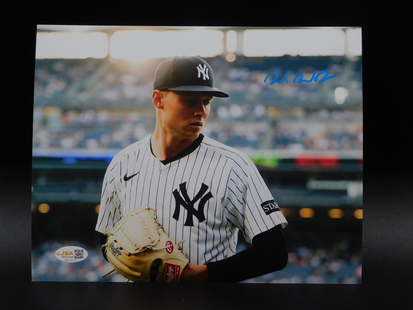 Will Warren Signed Autographed 8x10 Color Photograph New York Yankees JSA COA A
