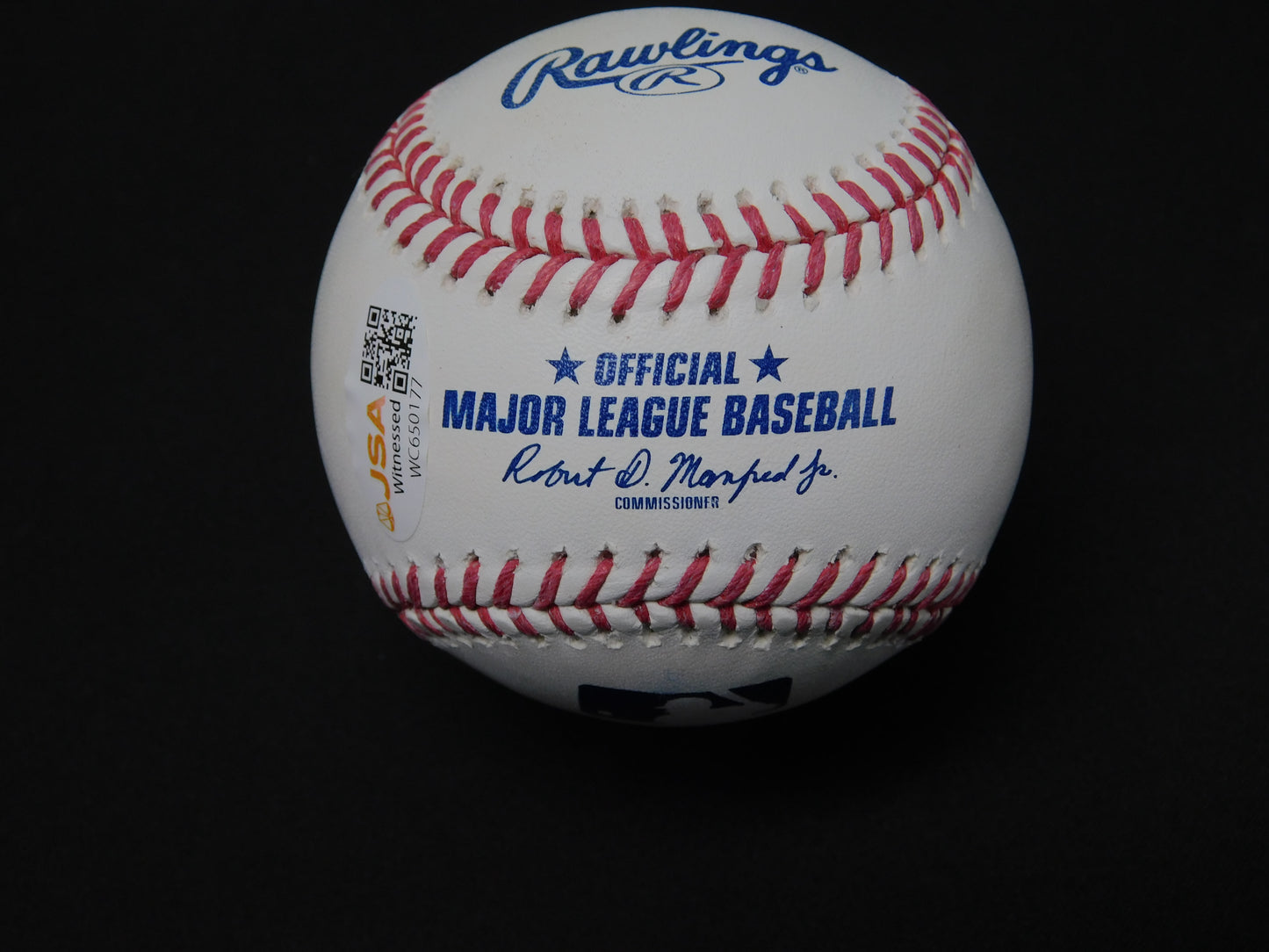 Will Warren Signed Autographed OML Baseball Full Name William Harper Warren NY Yankees JSA COA