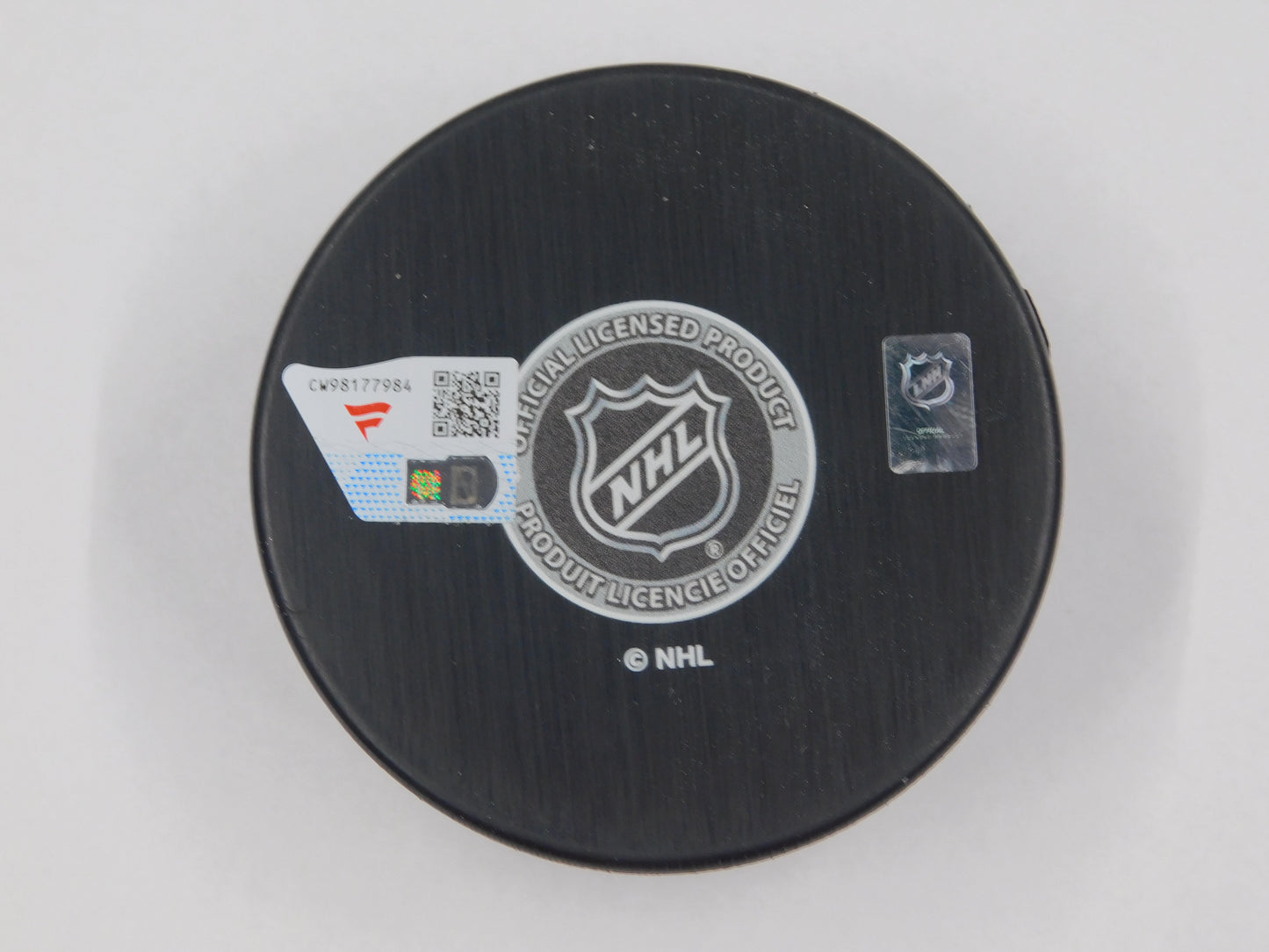 David Perron Signed Autographed Hockey Puck Detroit Red Wings Debut Fanatics COA