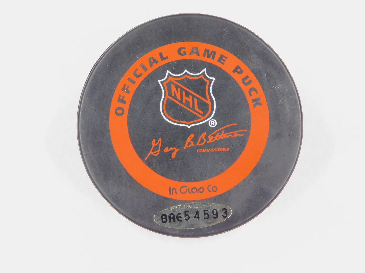 Wayne Gretzky Signed Autographed Hockey Puck Edmonton Oilers Upper Deck UDA COA