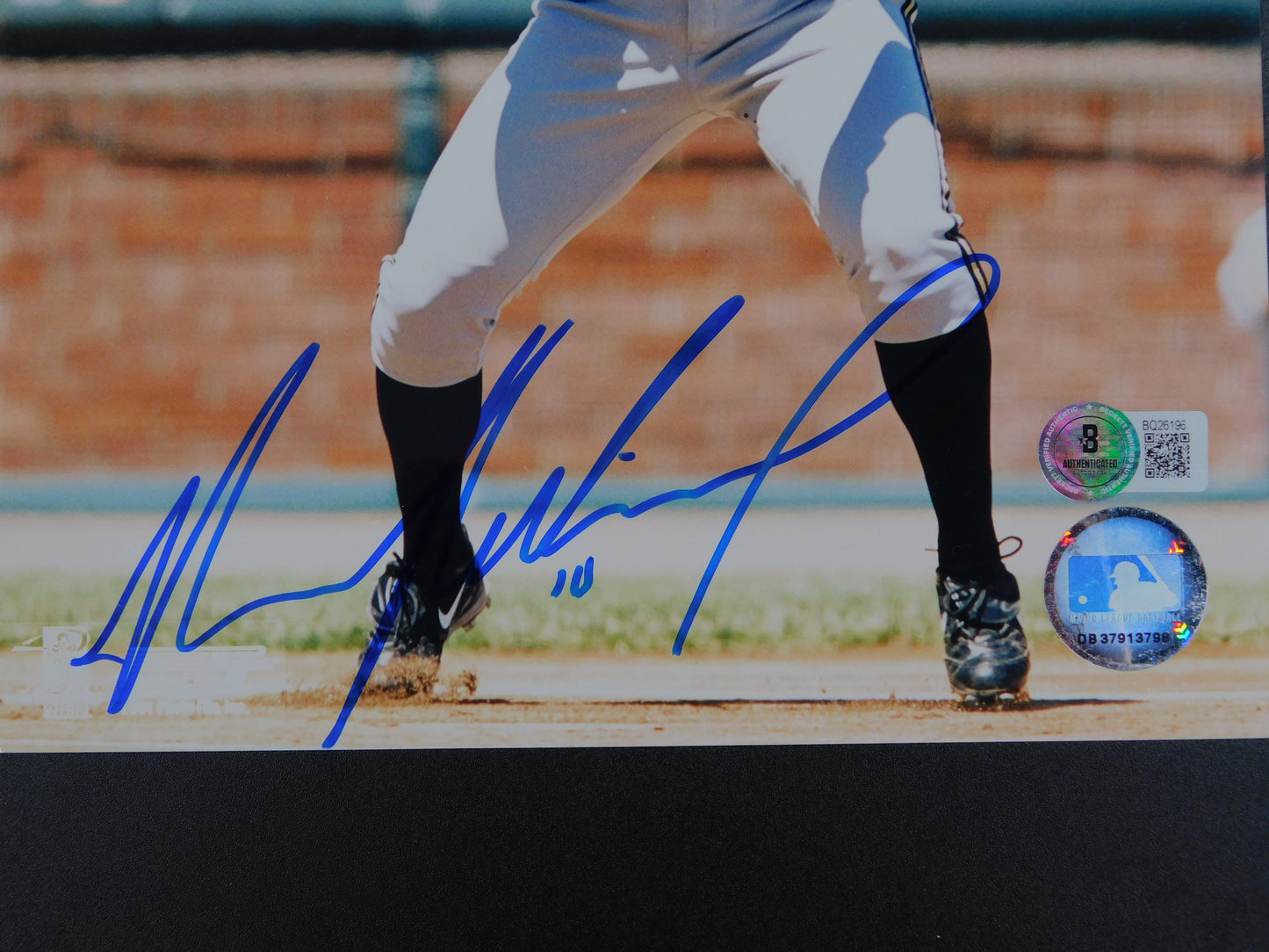 Ronnie Belliard Signed Autographed 8x10 Photo Milwaukee Brewers WS Champ BAS COA