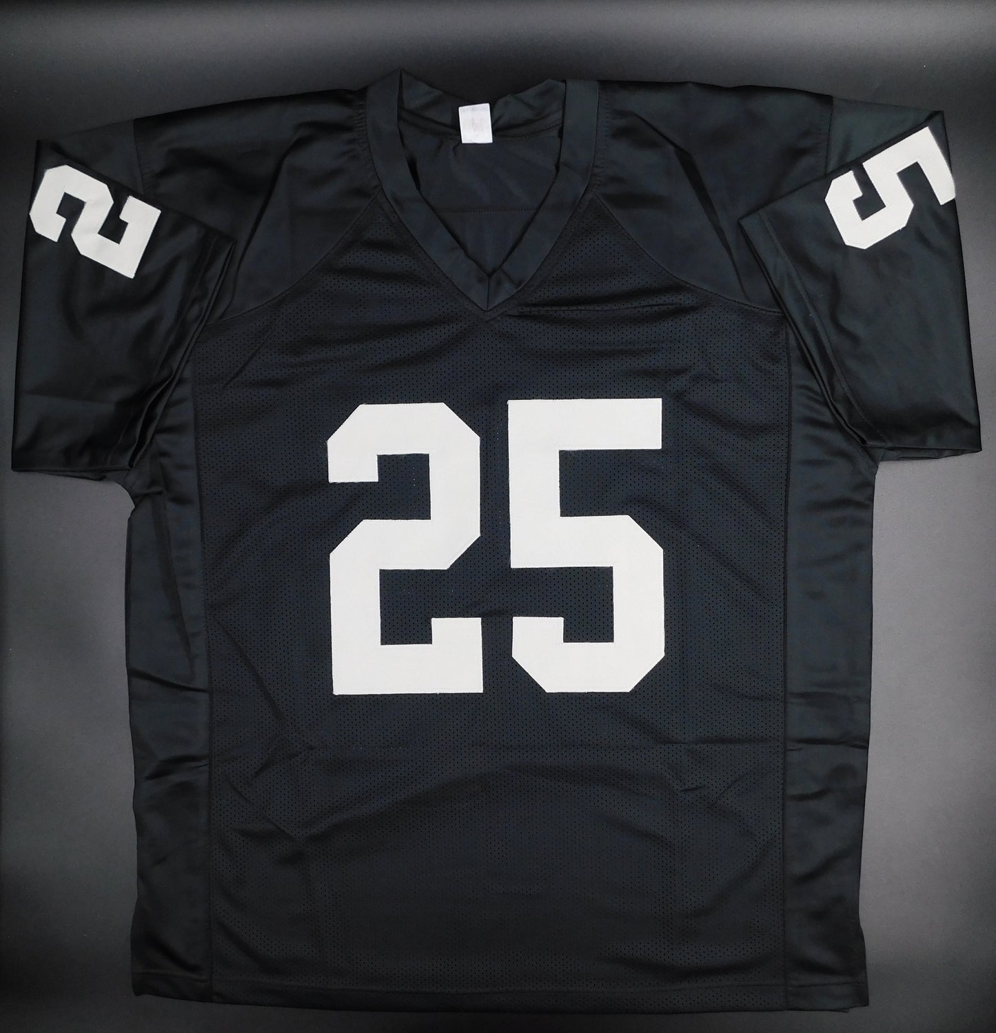 Tre'von Moehrig Signed Autograph Black Las Vegas Raiders Football Jersey JSA COA