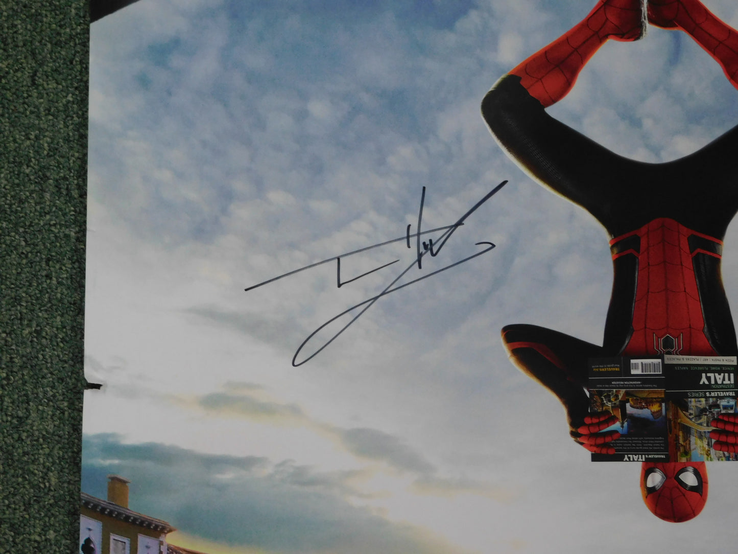 Tom Holland Signed Autographed 27x40 Spider-Man Homecoming Poster Marvel MCU COA A