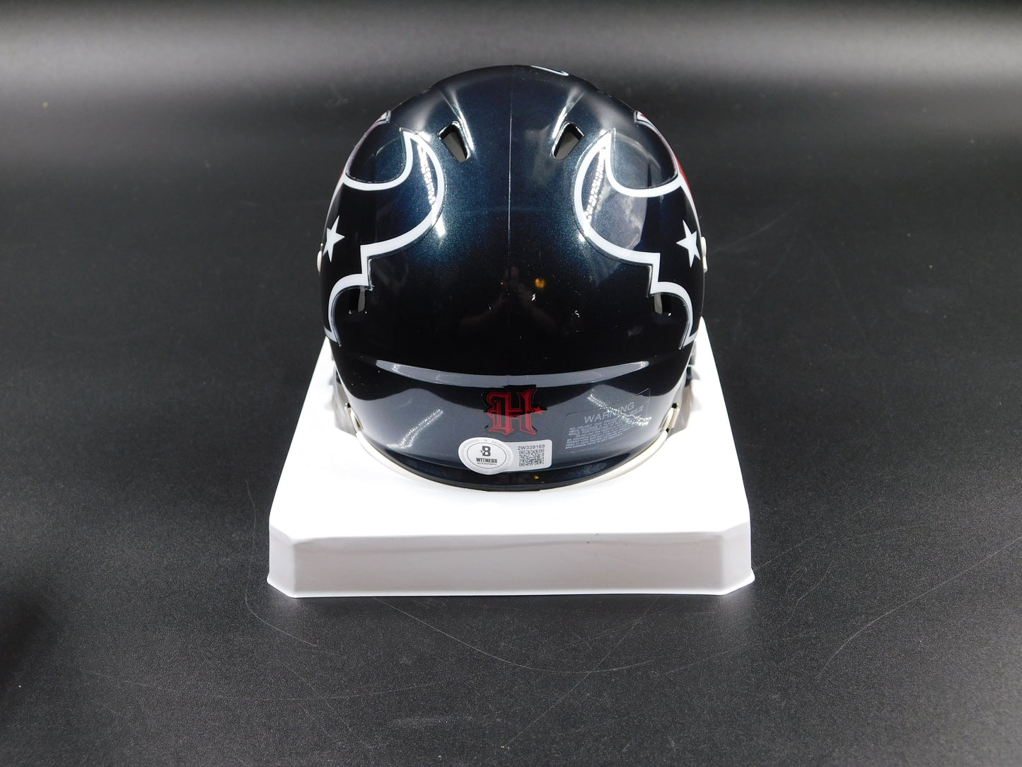 Cade Stover Signed Autographed Houston Texans Football Mini Helmet OSU BAS COA