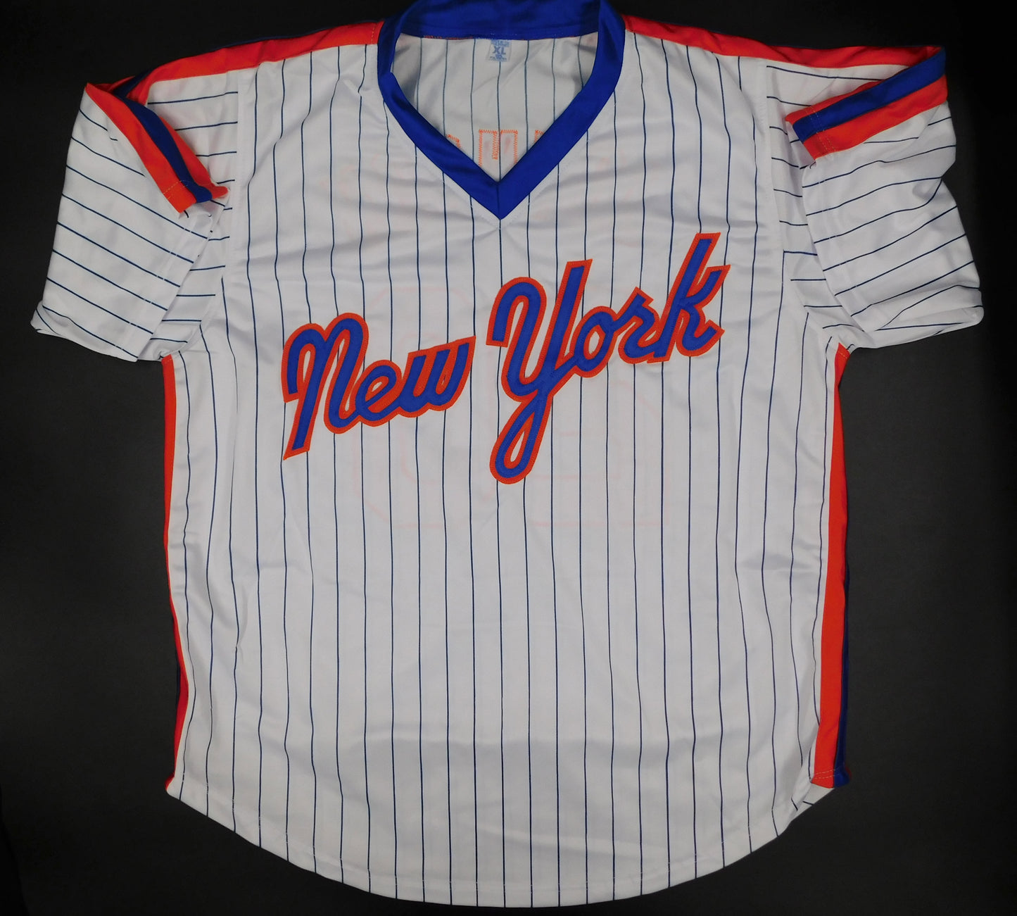 Howard HOJO Johnson Signed Autographed Inscribed New York Mets Blue Baseball Jersey WS Champ JSA COA