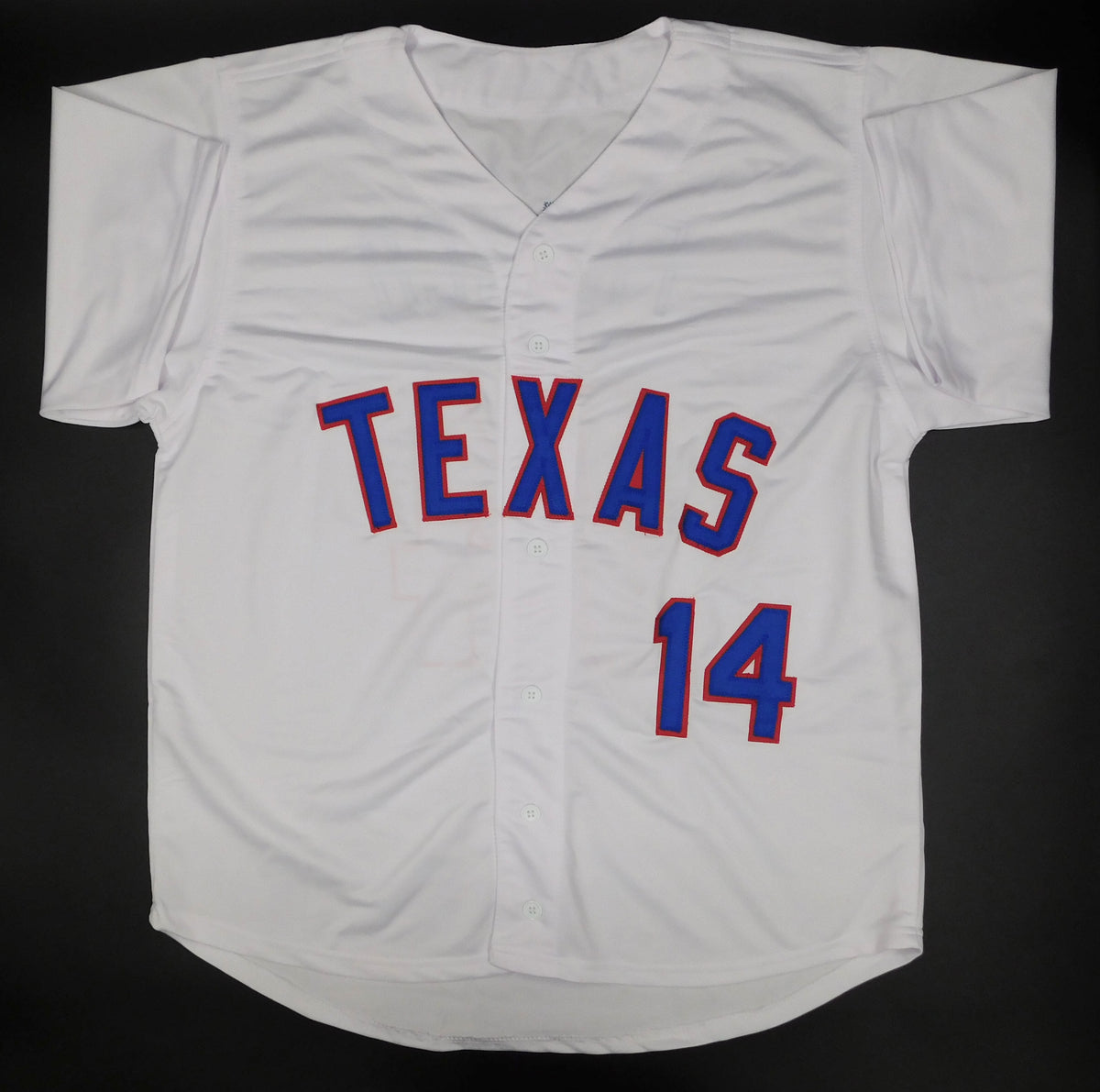 Julio Franco Signed Autographed Texas Rangers Baseball Jersey JSA COA
