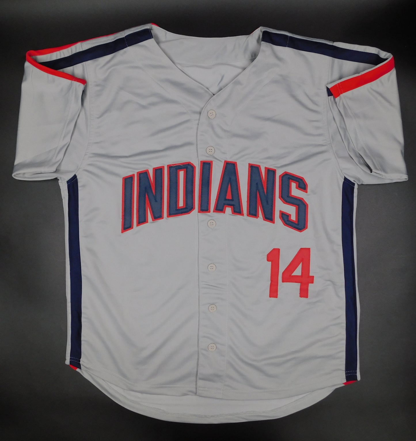 Julio Franco Signed Autographed Cleveland Indians Baseball Jersey JSA COA