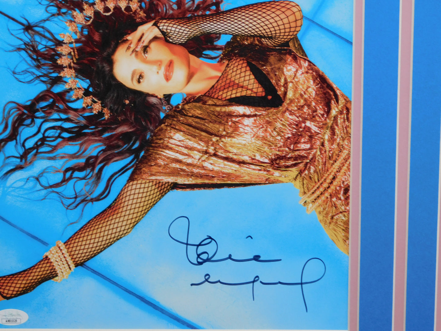 Idina Menzel Signed Autographed Drama Queen Album Framed JSA COA Frozen Rent