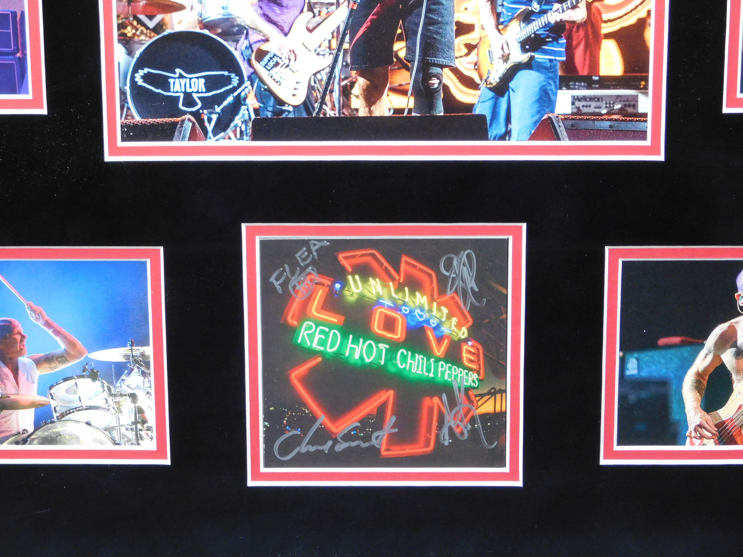 Red Hot Chili Peppers Full Band Signed Autographed Framed CD Insert Unlimited Love Album JSA COA
