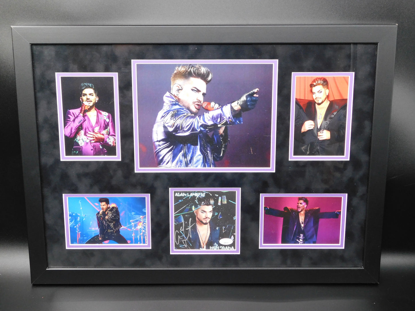 Adam Lambert Signed Autograph Framed CD Insert High Drama Album American Idol JSA COA