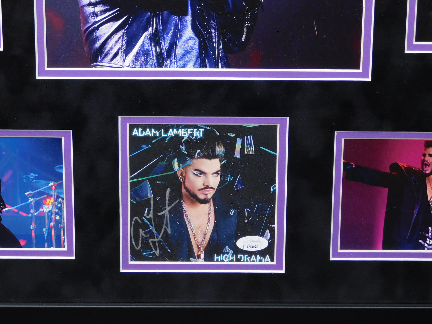 Adam Lambert Signed Autograph Framed CD Insert High Drama Album American Idol JSA COA