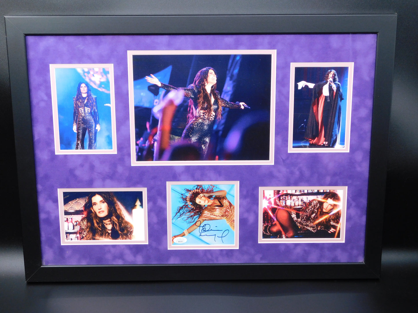 Idina Menzel Signed Autographed Framed CD Insert Drama Queen Frozen Rent JSA COA