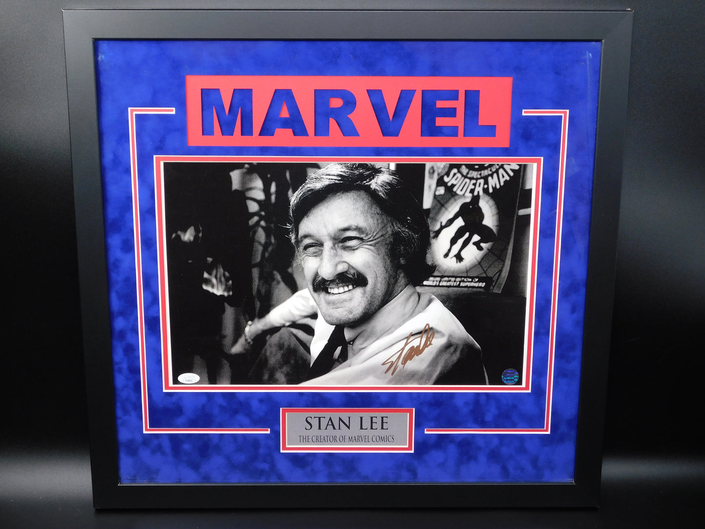 Stan Lee Signed Autographed Framed 11x17 Photo Marvel Comics Creator JSA LOA B