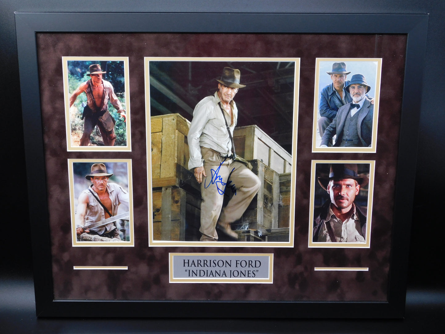 Harrison Ford Signed Autographed Framed 11x14 Photo Indiana Jones Icon BAS LOA