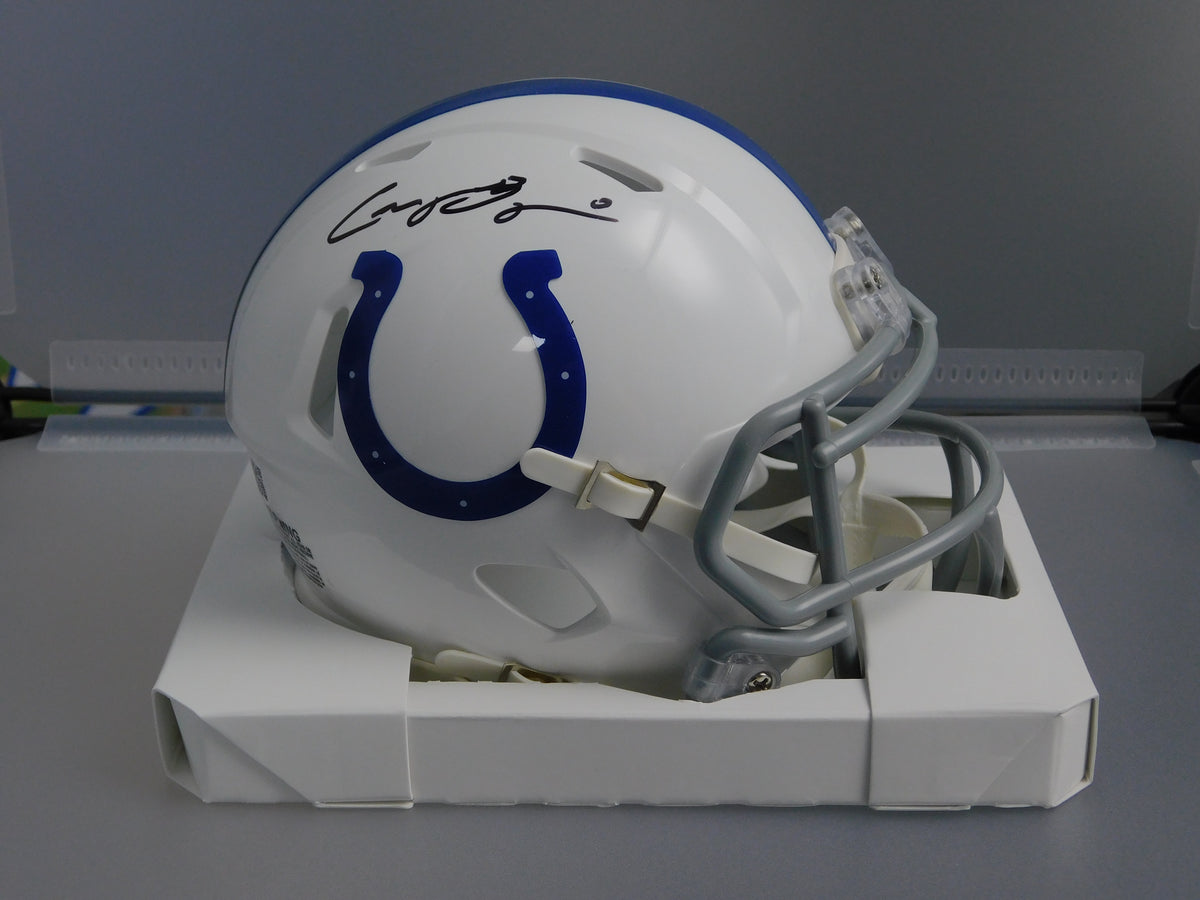 Camryn Cam Bynum Signed Autographed Indianapolis Colts Mini Helmet JSA COA